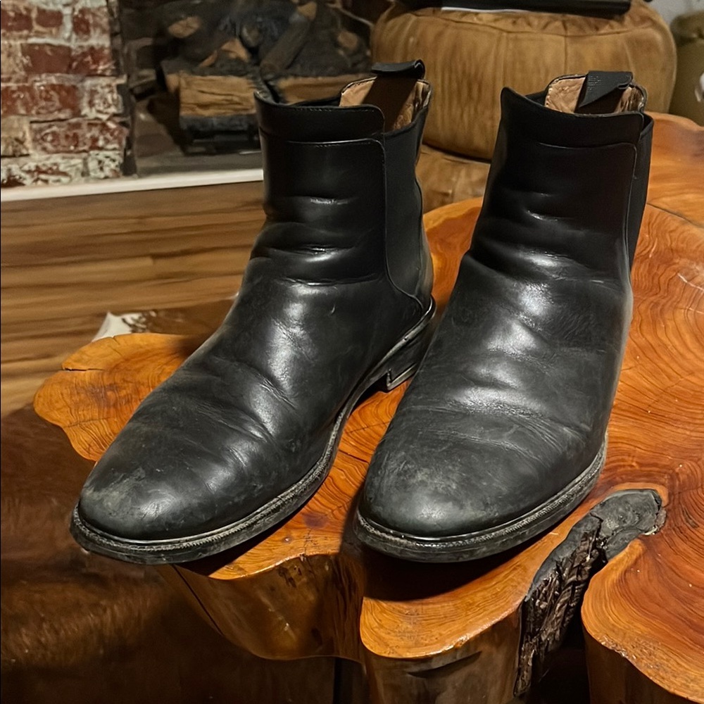 Cole Haan Black Leather Men's Chelsea Boots